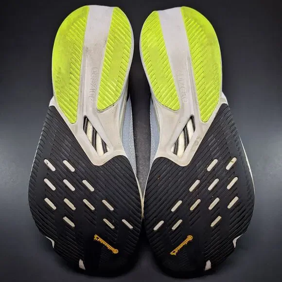 Adidas Adizero Boston 12 Wonder Blue Lucid Lemon Shoes ID4233 Men's Size 12 - Picture 11 of 12